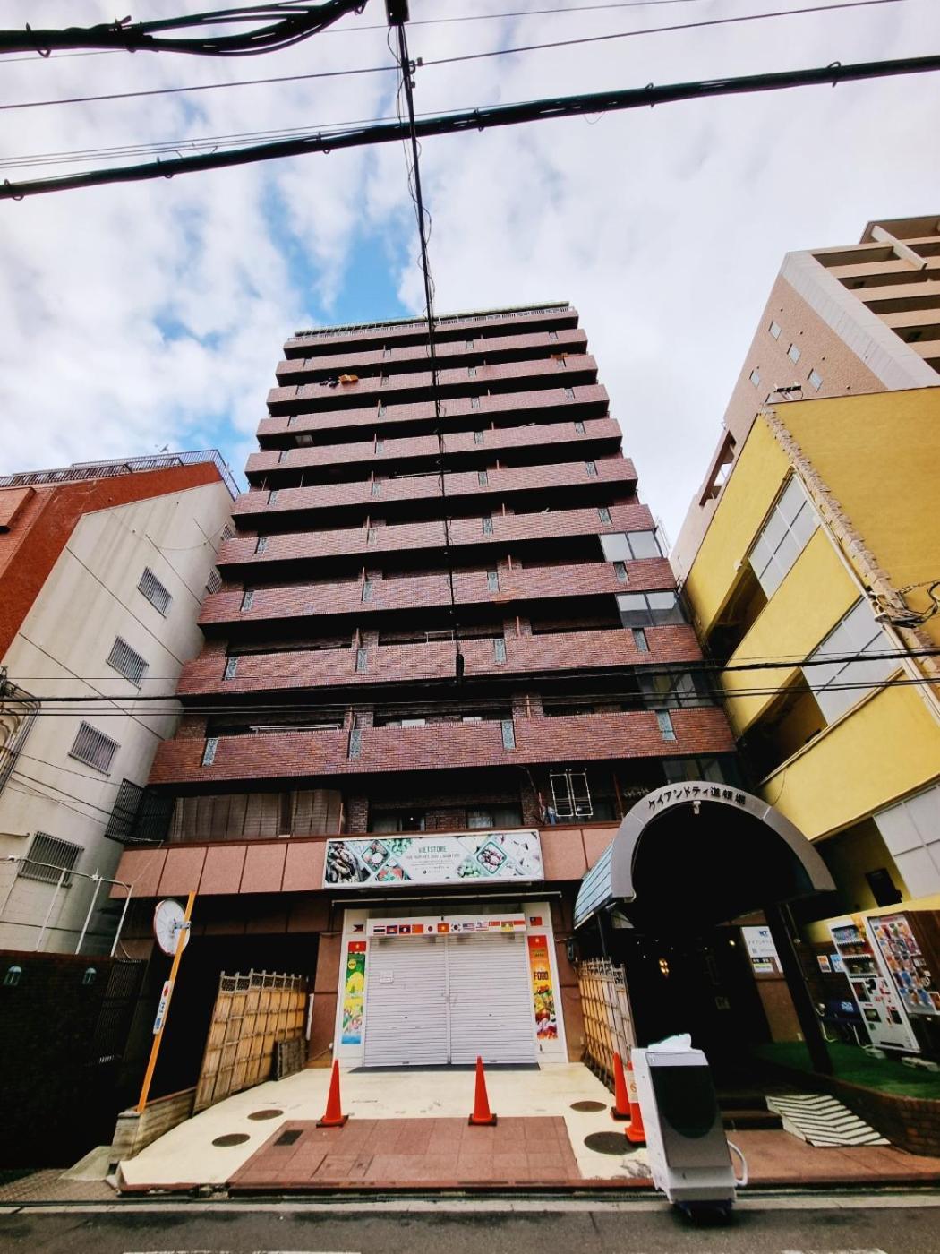오사카 네코하우스 도톤보리점 Apartment Exterior foto